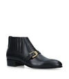 GUCCI LEATHER BROGUE BOOTS,14858869
