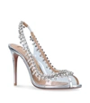 AQUAZZURA CRYSTAL TEMPTATION SANDALS 105,14853469