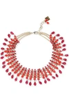 ROSANTICA CURRY GOLD-TONE BEADED NECKLACE,3074457345620530302