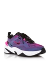 Nike M2k Tekno Se Sneakers In Laser Fuchsia/black/white