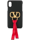 VALENTINO GARAVANI VALENTINO VRING IPHONE X CASE - BLACK