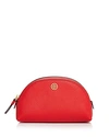 TORY BURCH ROBINSON SMALL LEATHER COSMETIC CASE,52701