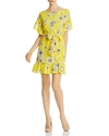 ALICE AND OLIVIA ALICE + OLIVIA ELLAMAE FLUTTER-SLEEVE FLORAL DRESS,CC905P49543