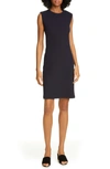 HELMUT LANG GATHERED BACK JERSEY DRESS,J04HW608