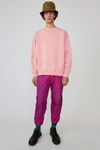 ACNE STUDIOS Crew neck sweatshirt Blush pink