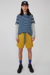 ACNE STUDIOS Relaxed fit short Amber yellow