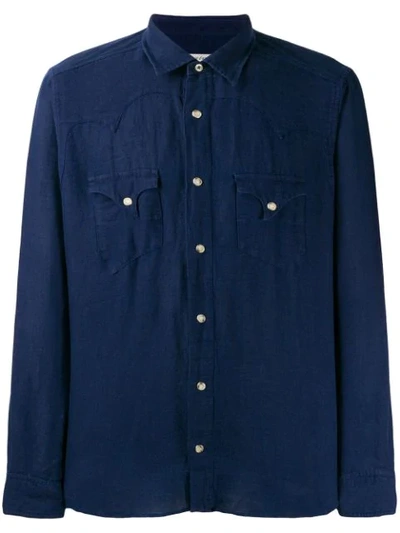 Al Duca D'aosta 1902 Chest Pocket Shirt - 蓝色 In Blue