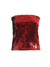 ALEXANDRE VAUTHIER RED SEQUINED MINI SKIRT,192TO105901921050 SCARLET