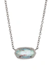 KENDRA SCOTT ELISA BIRTHSTONE PENDANT NECKLACE,N5067RHD