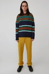 ACNE STUDIOS Knit sweater Navy Multicolor