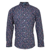 LORDS OF HARLECH Morris Shirt In Dainty Navy