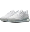 Nike White Air Max 720 Sneakers In White/ White/ Platinum