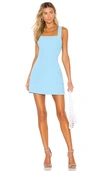 Amanda Uprichard Ace Mini Dress In Pacific