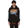 MCQ BY ALEXANDER MCQUEEN MCQ ALEXANDER MCQUEEN BLACK BLAZING FORCE HOODIE