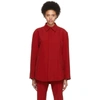 BALENCIAGA RED TAILORED SHIRT