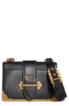 Prada Cahier Crossbody Bag - Black In Nero