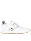 VOILE BLANCHE WHITE JULIA MESH LEATHER AND MESH SNEAKER,JULIA MESH 001-2013488-05BIANCO/ARGENTO