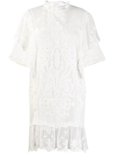 Isabel Marant 刺绣连衣裙 - 白色 In White