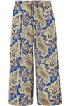 ETRO PRINTED SILK CREPE DE CHINE CULOTTES