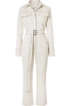 ORSEUND IRIS WORKWEAR BELTED COTTON-GABARDINE JUMPSUIT