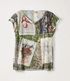 VIVIENNE WESTWOOD Square T-Shirt All Over Cards Print