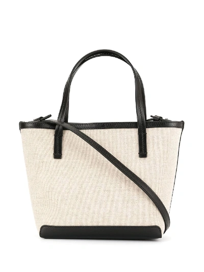 The Row Two-tone Mini Tote - Neutrals