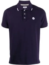 JACOB COHEN JACOB COHEN EMBROIDERED LOGO POLO SHIRT - BLUE