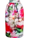 ADAM LIPPES ADAM LIPPES HIGH-WAISTED FLORAL PRINT SKIRT - 粉色