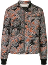 3.1 PHILLIP LIM / フィリップ リム 3.1 PHILLIP LIM PRINTED BOMBER JACKET - 黑色