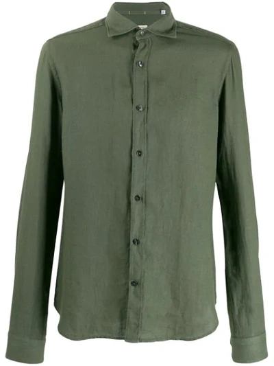 Al Duca D'aosta Pointed Collar Shirt In Green