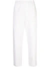 RAQUEL ALLEGRA RAQUEL ALLEGRA CLASSIC STRAIGHT-LEG TROUSERS - WHITE