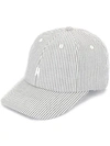 NORSE PROJECTS NORSE PROJECTS STRIPED BASEBALL CAP - GREY