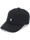 NORSE PROJECTS CONTRAST LOGO BASEBALL CAP