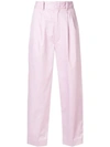 ISABEL MARANT ISABEL MARANT CROPPED TROUSERS - PINK