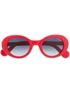 MONCLER OVAL SUNGLASSES