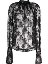 ANN DEMEULEMEESTER FLORAL LACE BLOUSE