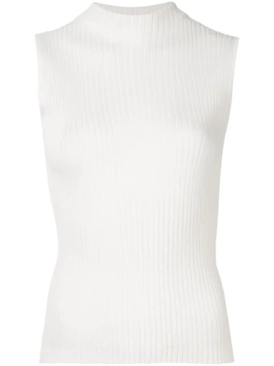 Ballsey High Neck Sleeveless Top - 白色 In White