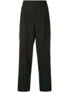 BALLSEY BALLSEY CROPPED TROUSERS - BLACK