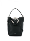 Jimmy Choo Leather Madeline Bucket Bag In Black