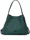 Coach Logo Plaque Shoulder Bag - Green