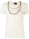 LOEWE NECKLACE DETAILED T-SHIRT