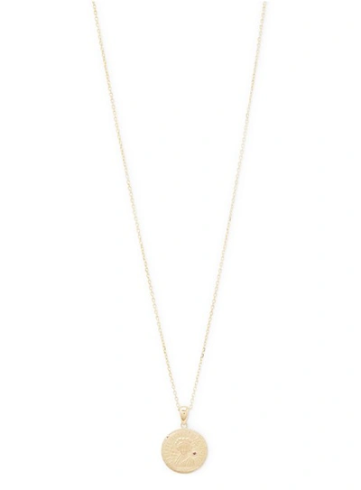 Anissa Kermiche Louise D'or Coin Pendant In Gold