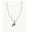 ALEXANDER MCQUEEN SPIDER AND SKULL SILVER-TONED NECKLACE