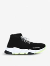 BALENCIAGA SPEED LACE-UP STRETCH-KNIT TRAINERS,25582457