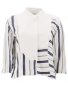 LOEWE LOEWE STRIPED CROPPED SHIRT