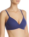 Wacoal How Perfect Contour Wireless Bra In Patriot Blue