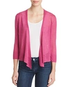 Nic + Zoe 4-way Convertible Three Quarter Sleeve Cardigan In Orchid Petal