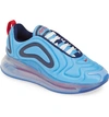 Nike Air Max 720 Sneakers In Blue/ Red/ Silver/ Summit