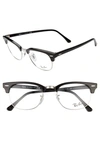 Ray Ban 51mm Optical Glasses In Black