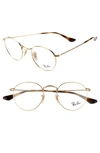 RAY BAN RAY-BAY 47MM ROUND OPTICAL GLASSES,RX3447V47-O